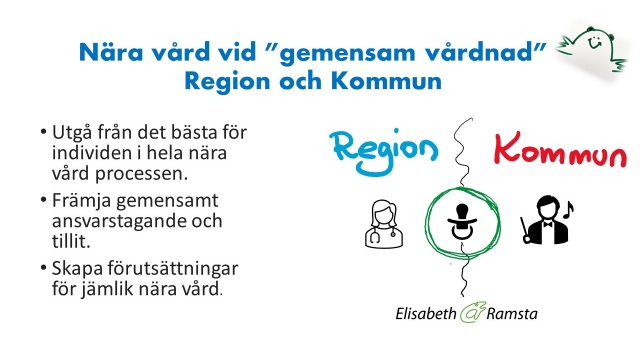 Delad gemensam vårdnad för Nära vård Kommun och Region